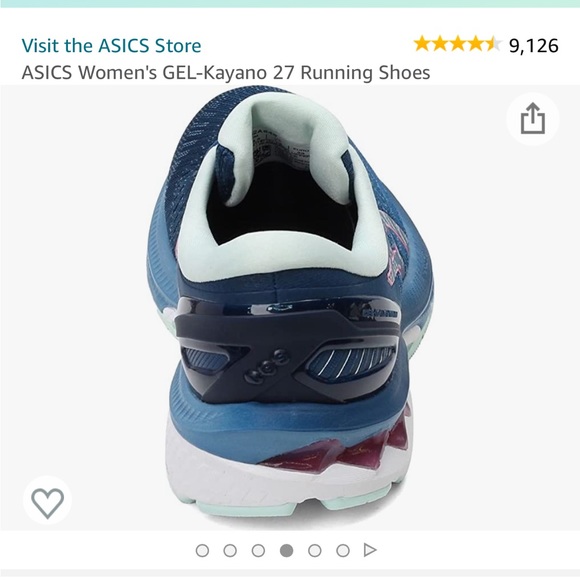 SOLD OUT ONLINE ASICS Kayano 27 womens running sneakers - Picture 4 of 9